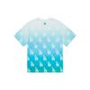 MLB Logo Gradient Print Round Neck Short Sleeve Drop Shoulder T-Shirt Unisex T-Shirt Green 3ATSM6223-07GNL