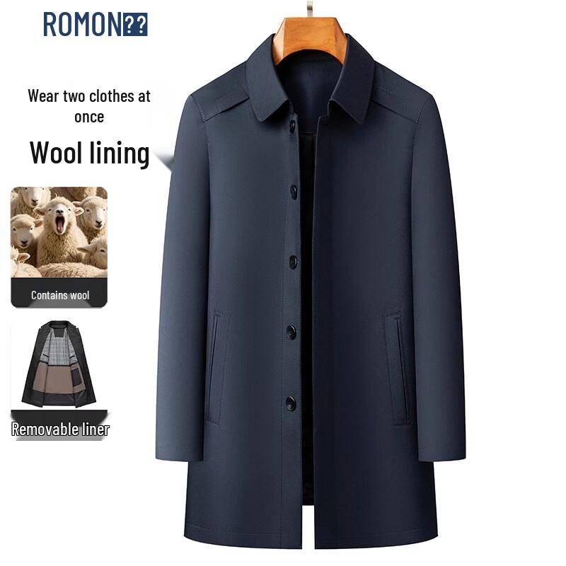 ROMON Men's Premium Casual Winter Padded Jacket