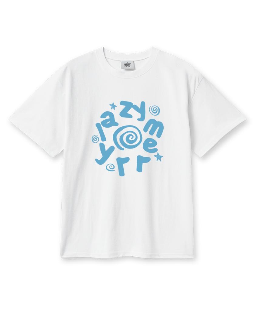Leijimeli 20-Count Cotton Oversized Short Sleeve T-Shirt White