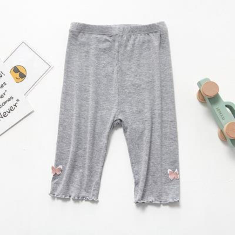 Mädchen Leggings für Sommer Dünner Stil Kinder Oberbekleidung Cropped Hosen für Babys Modai Cropped Hosen