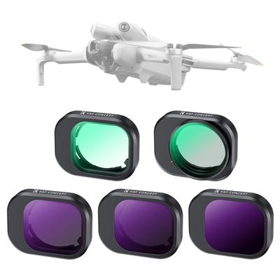 Juego de filtros Concept para DJI Mini 4 Pro Protección de lente Filtro ND Filtro CPL Corte UV Vidrio óptico AGC Alta transmitancia Filtro protector Luz
