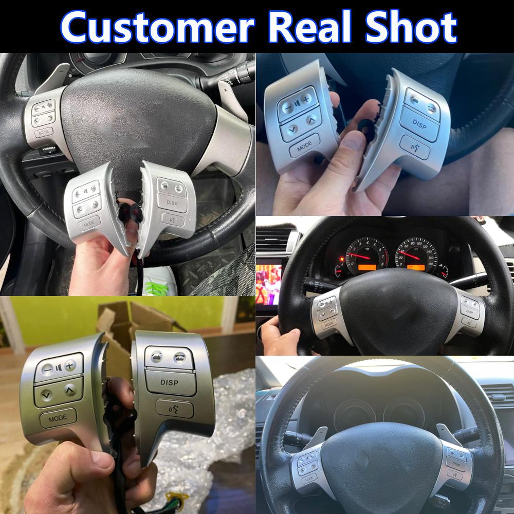 For Toyota Corolla ZRE150L ZRE151L ZRE152L 2007-2009 84250-02200 Steering Wheel Multimedia Volume Audio Control Button Switch