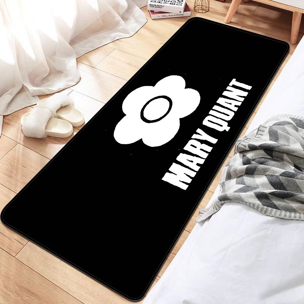 Fashion Logo Q-Quant M-Mary Floor Mat Cheaper Anti-slip Modern Living Room Balcony Printed Bedside Mats