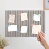 Self Adhesive Photo Wall Art Solid Color Message Display Board  Kindergarten
