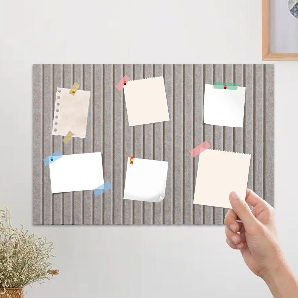 Self Adhesive Photo Wall Art Solid Color Message Display Board  Kindergarten