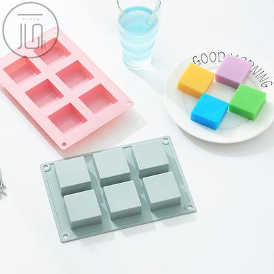 Stampo per torta in silicone quadrato mattone quadrato 5 * 5 * 2,5 cm stampo per sapone freddo sapone fatto a mano