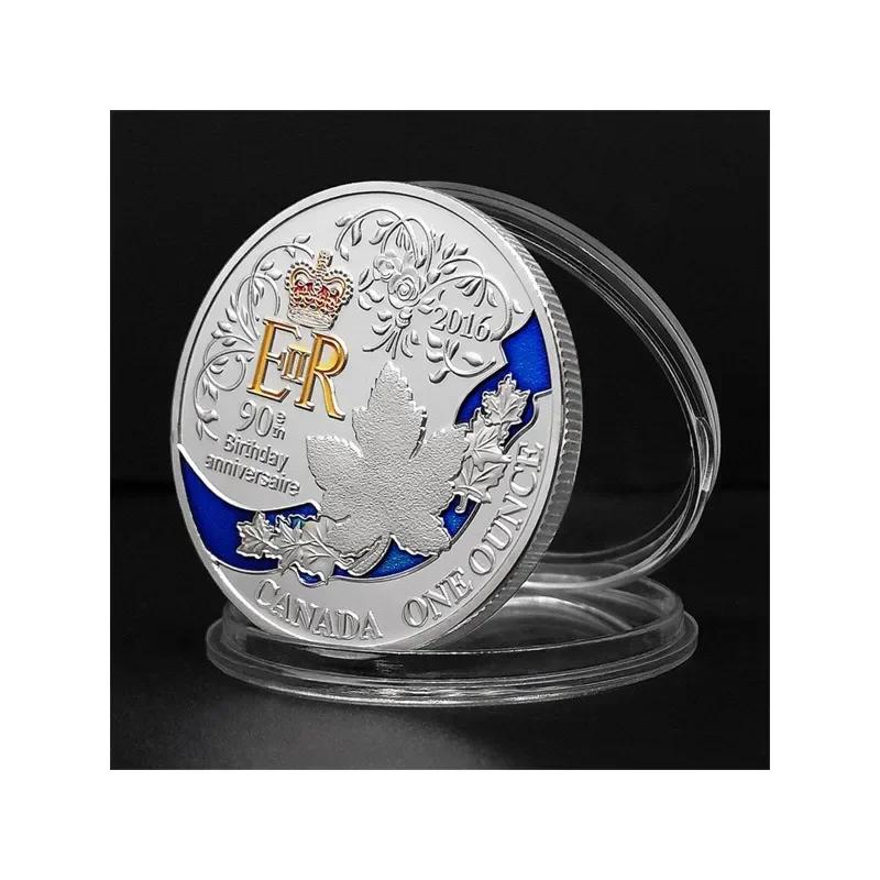 Queen Elizabeth II Gilded Commemorative Coins Collection Commemorative Gift Crafts Collection Coins