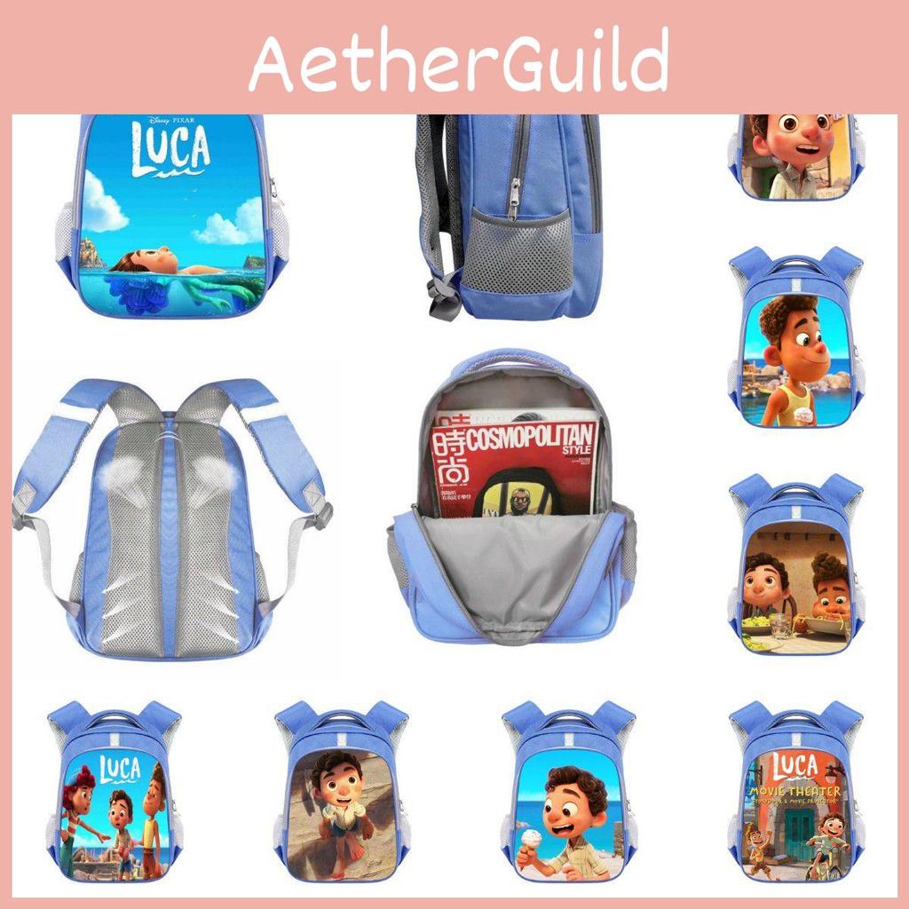 Lebendiger Luca Alberto Rucksack 3D-Druck mit reflektierendem Streifen für Kinder und Schüler