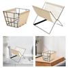 Metal Wire Basket for Household Storage and Laundry Organization