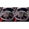 Carbon Fiber Steering Wheel Trim for Chevrolet Corvette C8 -2024