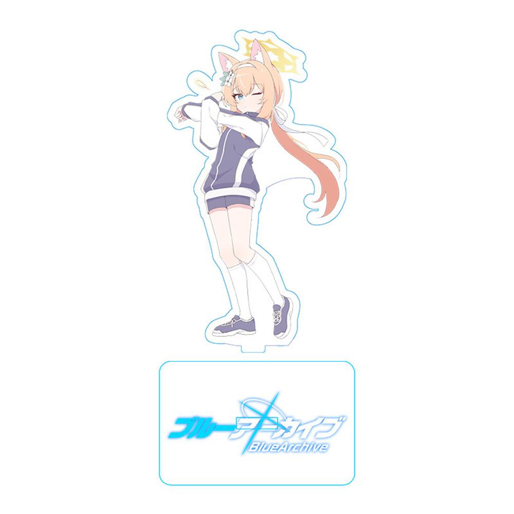 Hot Anime Blue Archive Takanashi Hoshino Cosplay Game Acrylic Action Figure Stand Model Toy Decor Prop Fans Collection Gift