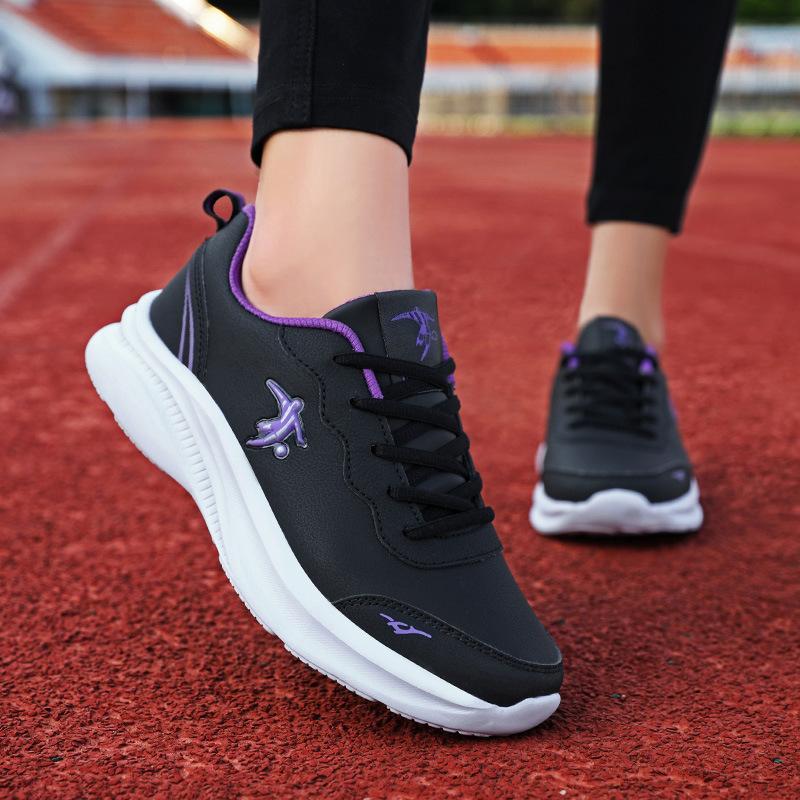 

Женская обувь, спортивная обувь, женская новая кожаная женская повседневная рабочая обувь, водонепроницаемая обувь для бега 41