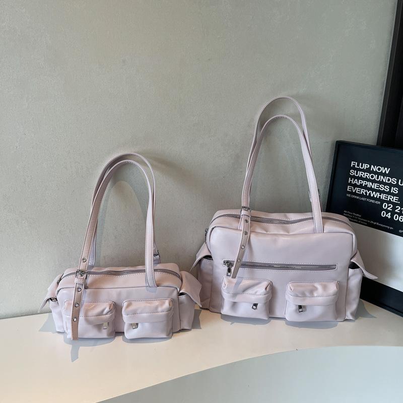 Multi-pocket Large-capacity Tote Bag Women's New Fashion Shoulder Armpit Bag