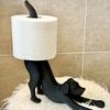 Suport amuzant pentru hârtie igienică cu animal de stretching Imprimat 3D Coadă de Pisică Câine Leu Suport Rulou Șervețele Drăguț Suport pentru Prosoape de Hârtie pentru Baie Bucătărie Toaletă