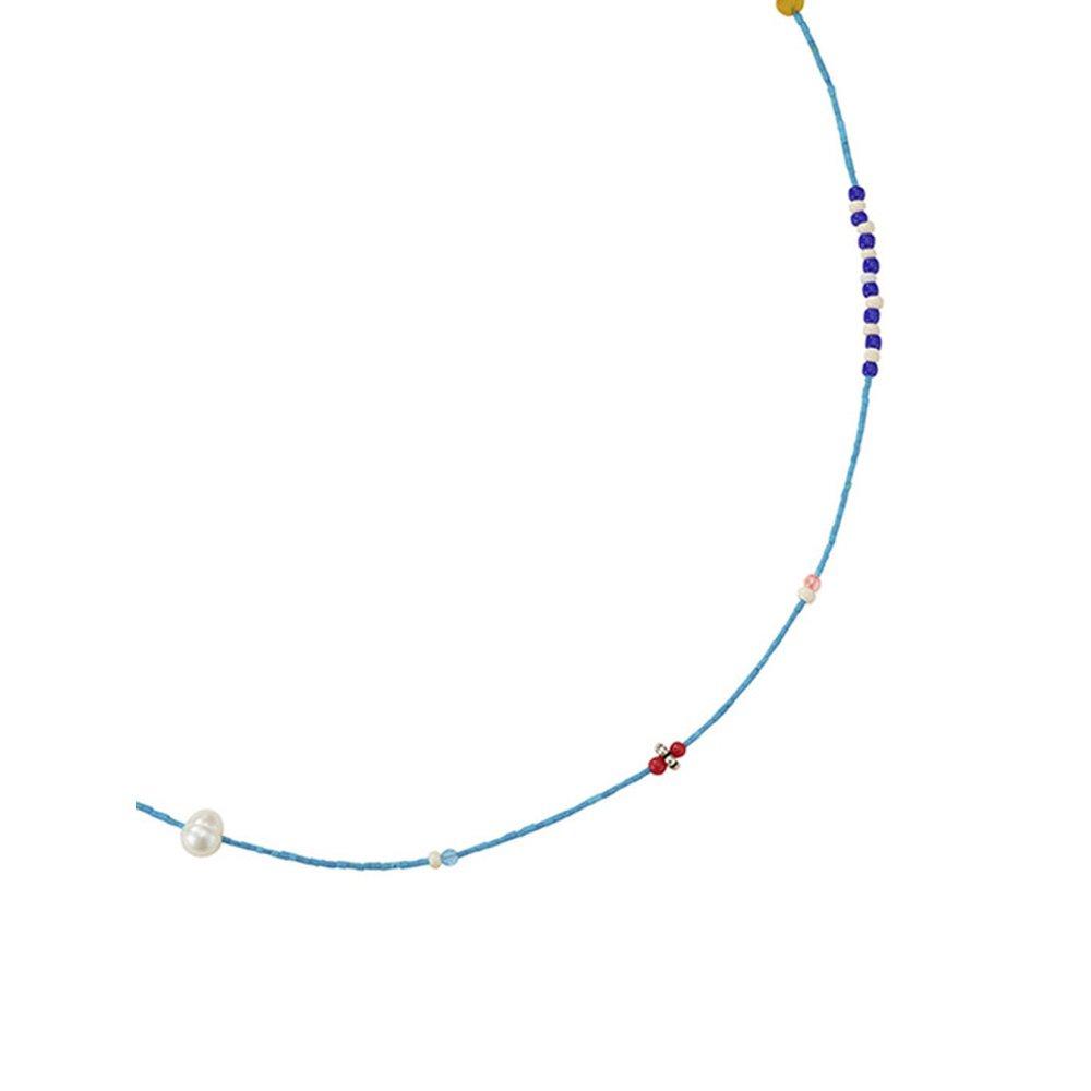 925 Turquoise Blue Point Necklace
