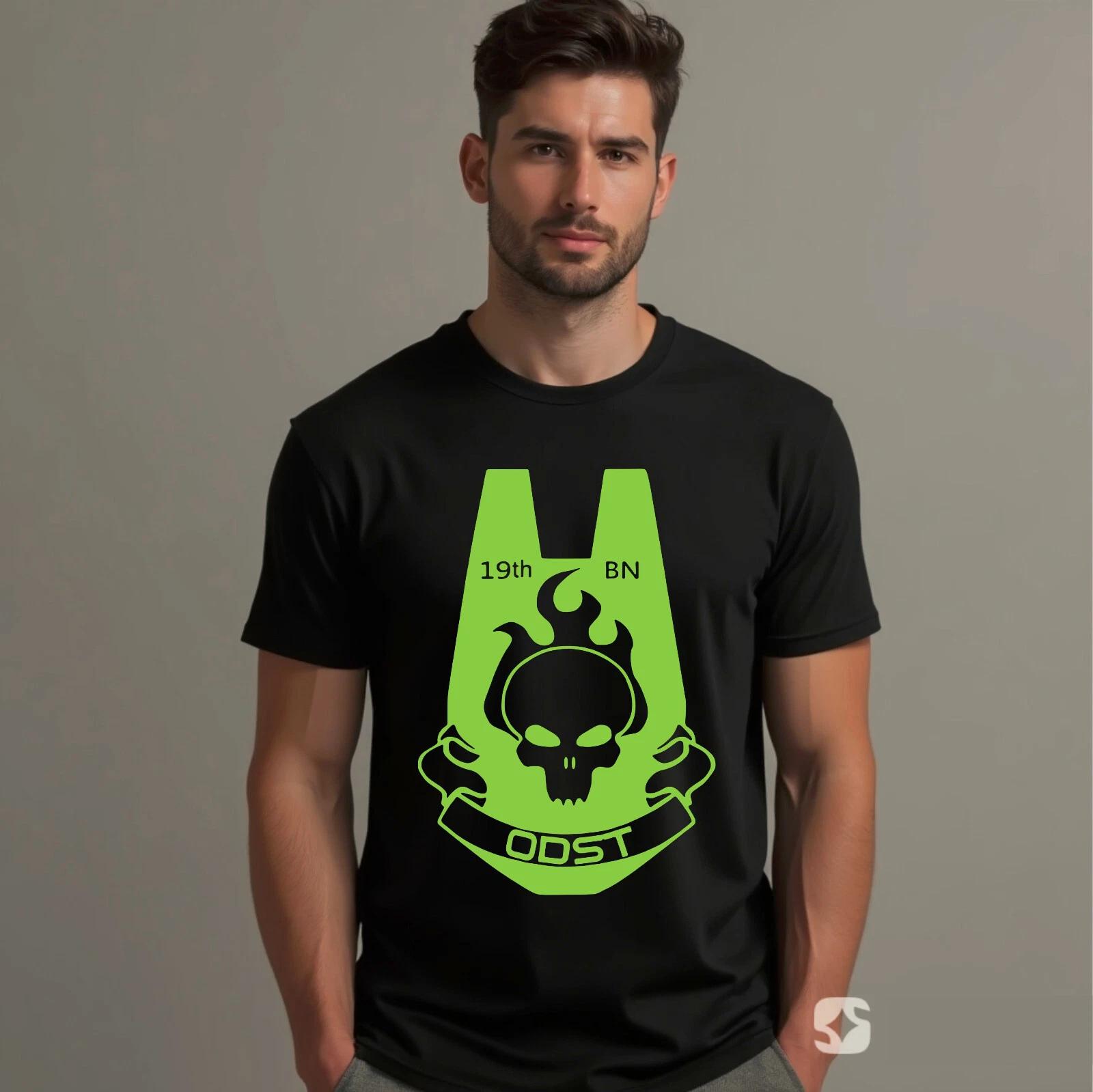 Halo T-Shirt, ODST Logo Drop Ship Trooper Unisex Men s Women s Gift Tee Top XL