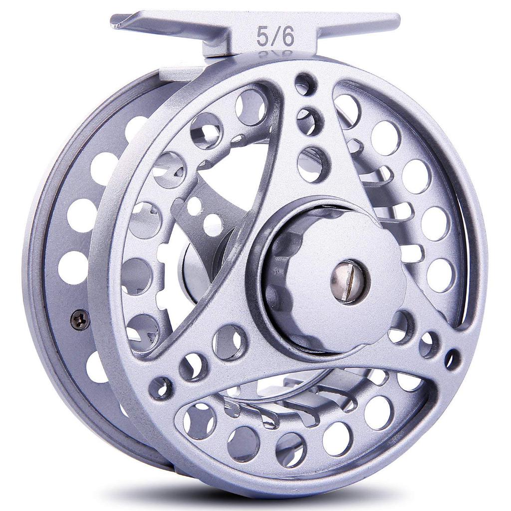 Fly Fishing Reel with Large Arbor 2+1BB CNC Machined Aluminum Alloy Body and Spool Fly Fishing Wheel