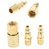 Connector Quick Coupler Set 5PCS Golden High Quality 1/4" NPT 1/4" NPT Female 1/4" NPT Male Air Compressors