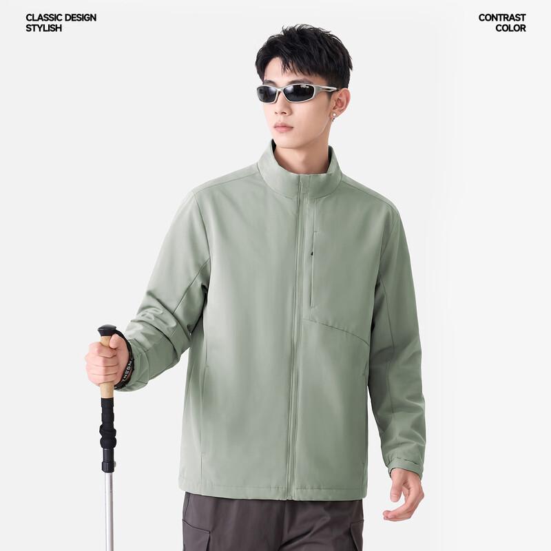 MINISO Men's Winter Stand-Collar Padded Jacket with Letter Print