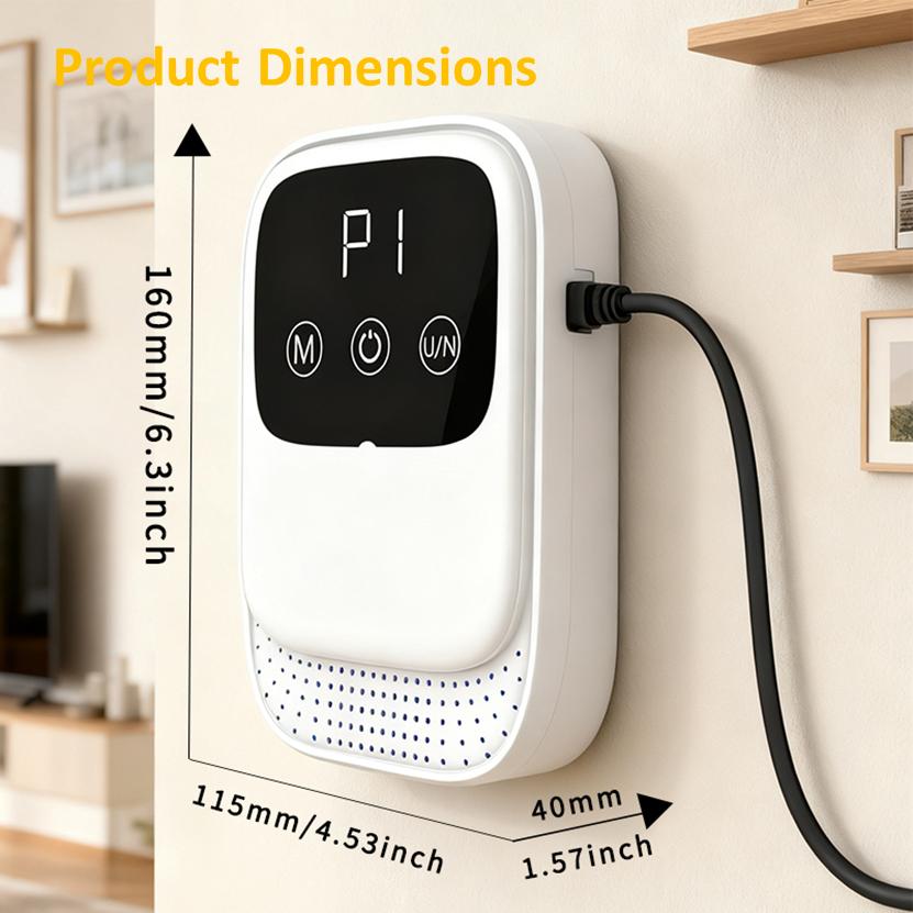 Air Purifier for Home Ozone Generator Negative Ion Remove Bad Smells Smoke Odor Air Cleaner for Bathroom Toilet Kitchen Pets
