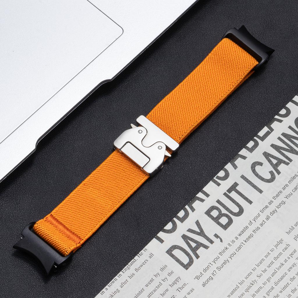 Elastic Nylon Band for Samsung Galaxy Watch 7 6 5 4 40mm 44mm/5 Pro 45mm Parachute Buckle Bracelet Galaxy Watch 6 4Classic Strap