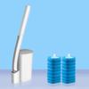 Long Handle Toilet Cleaning Brush Toilet Bowl Cleaner Wand Disposable Toilet Cleaning System Starter Kit Easy To Use