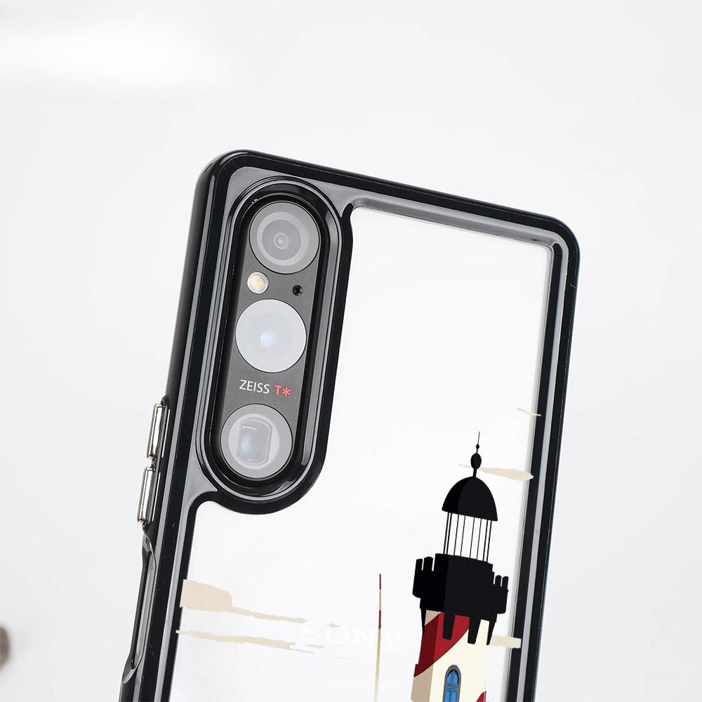 Coque de téléphone transparente rigide pour Sony Xperia 1 V VI VII VIII Xperia 5 V Xperia 10 V VI VII / Coque Sony antichoc