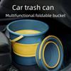 For Foldable Car Trash Can, Multifunctional Storage Bucket for Umbrella & Car Washing, Auto Interior Organizer