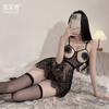 Sexy lingerie bared pajamas lace sexy lingerie panties tease bed lace halter 1