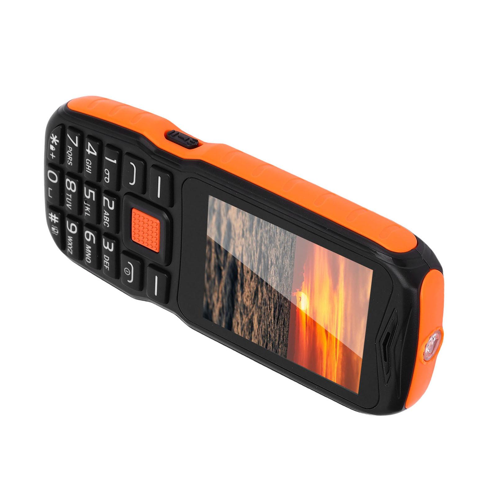 

Big Key Phone 2.6in HD Screen 0.13MP Dual SIM Dual Standby 2G Mobile Phone with Side Key Flashlight