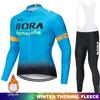 Men's2026 Winter Warm Cycling Clothing Set  Hermal Fleece Jersey UCI BORA Jumper Clothing Mountain Bikes Retro Mens Clothes Ciclismo Hombre Suit