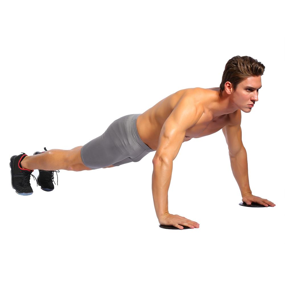 2 st Träningsglidskivor Fitness Core Slider Sport Helkroppsträning