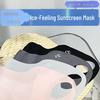 Women's Breathable UV Protection Face Mask: Lightweight Ice Silk Sunshade, Protects Eye Corners, Ideal for Cycling