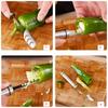 Jalapeno Pepper Corer - Core Decider To Peel or Slice Bell Banana or Chili Tops for Roasting Poppers In the Grill Smoker or Oven - Stainless Steel Kit
