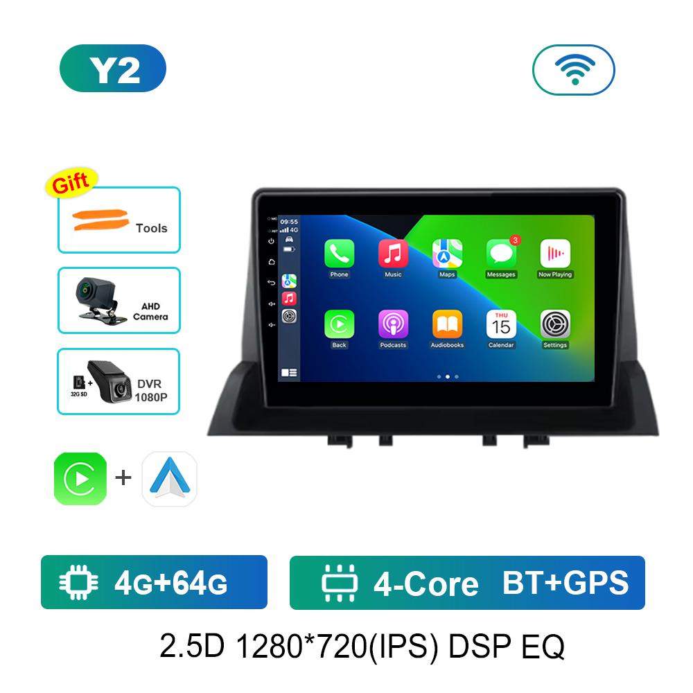 Bluetooth WiFi 9'' pentru Mazda 6 2002 - 2008 Android Auto Player Video Multimedia Auto Carplay Navi GPS Ecran Tactil Unitate Principală 4G