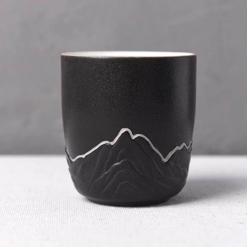 Retro Style Latte Coffee Cup,Espresso Cups,Household Ceramic Tea Cup,Pottery Coffee Mug, Afternoon Teacup Mugs,Wholesale,1Pc