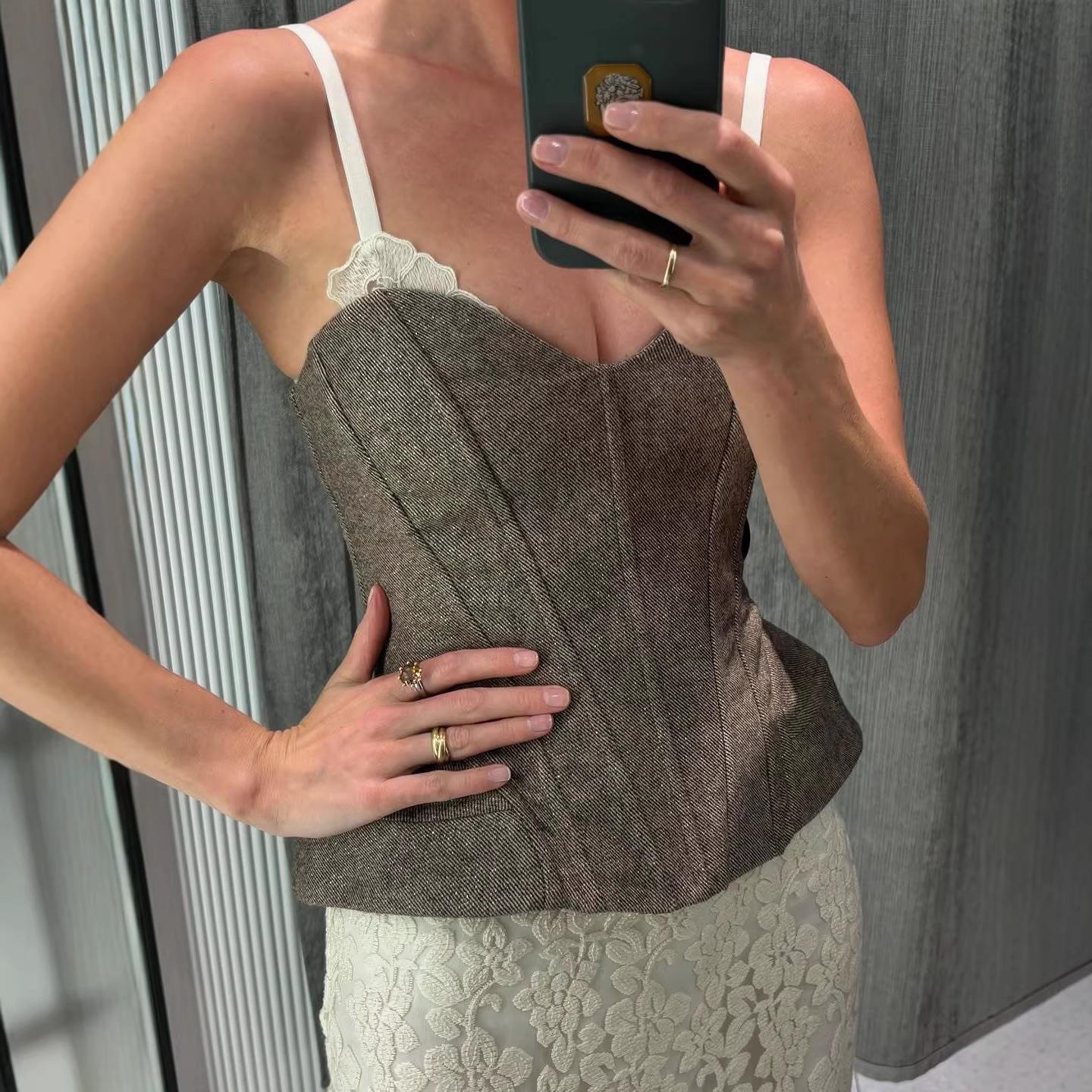 

2026 Spring-Summer Women s Fashion Camisole Tank Top Bodysuit - Sexy Hot Girl Style Small