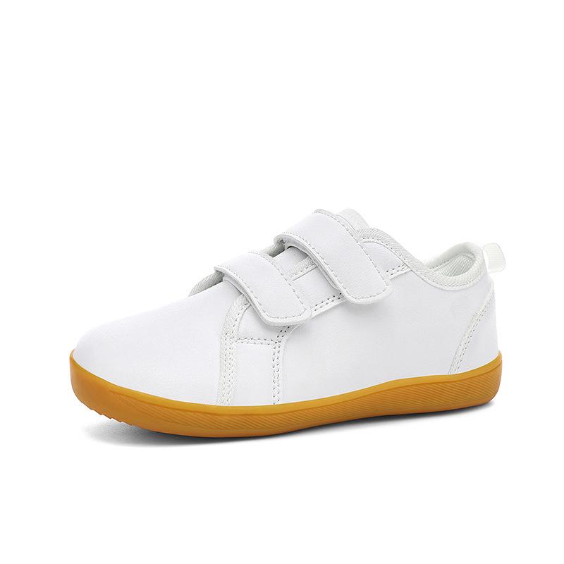 Coleção Primavera 2026: Sapatos Esportivos Antiderrapantes de Solado Macio para Crianças - Sapatos Casuais de Couro Campus e Tênis de Skate para Meninas