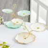 3 layer Design Branch-shaped Dessert Holder Easy to Clean Snacks StorageTray  Living Room