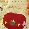 Kawaii Bear Embroidered Winter Bedding Set Thickened Warm Milk Velvet Duvet Cover Set with Sheets Soft Flannel Quilt Cover Kit