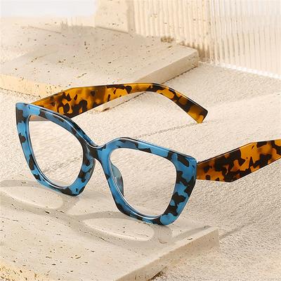 Ultra Light Frame Anti-Blue Light Glasses Office Computer Goggles Oversized Eyeglasses Eye Reading Glasses Women Glasses