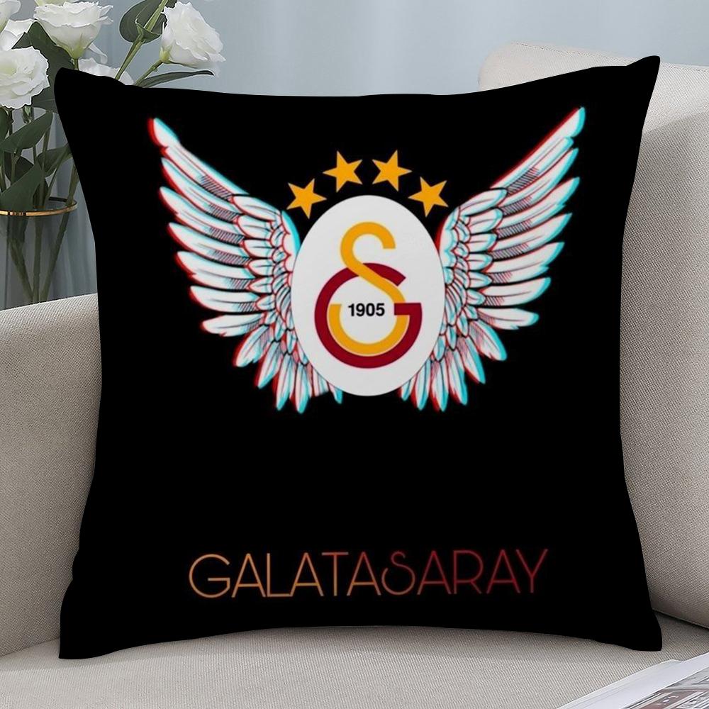 

Туреччина G-GalatasarayS S-SK Наволочка Короткий Плюш Диван Декоративний Подарунок Дім Двосторонній Друк Подушка 12x12in 30x30cm