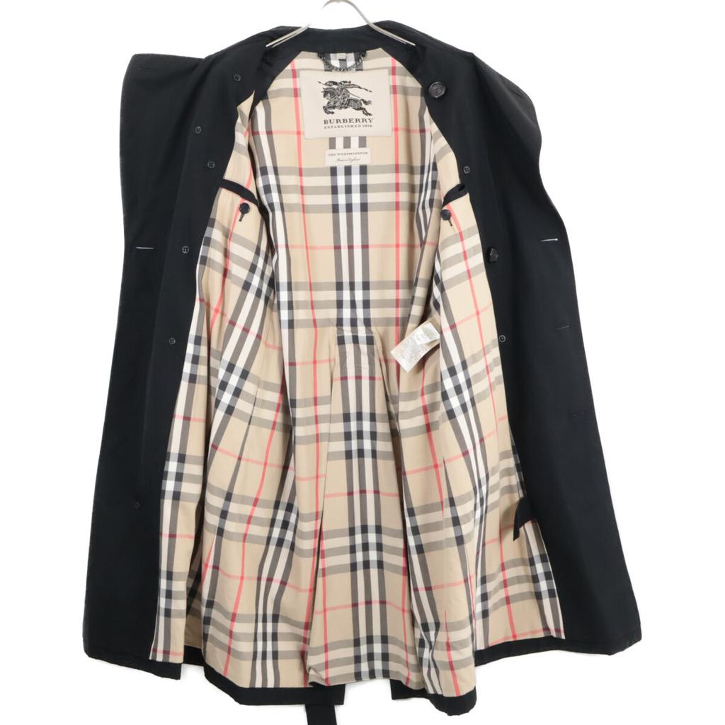 BURBERRY Domestically authorized 3911062 WSTMINSTER Westminster Trench coat 48 blackUsed