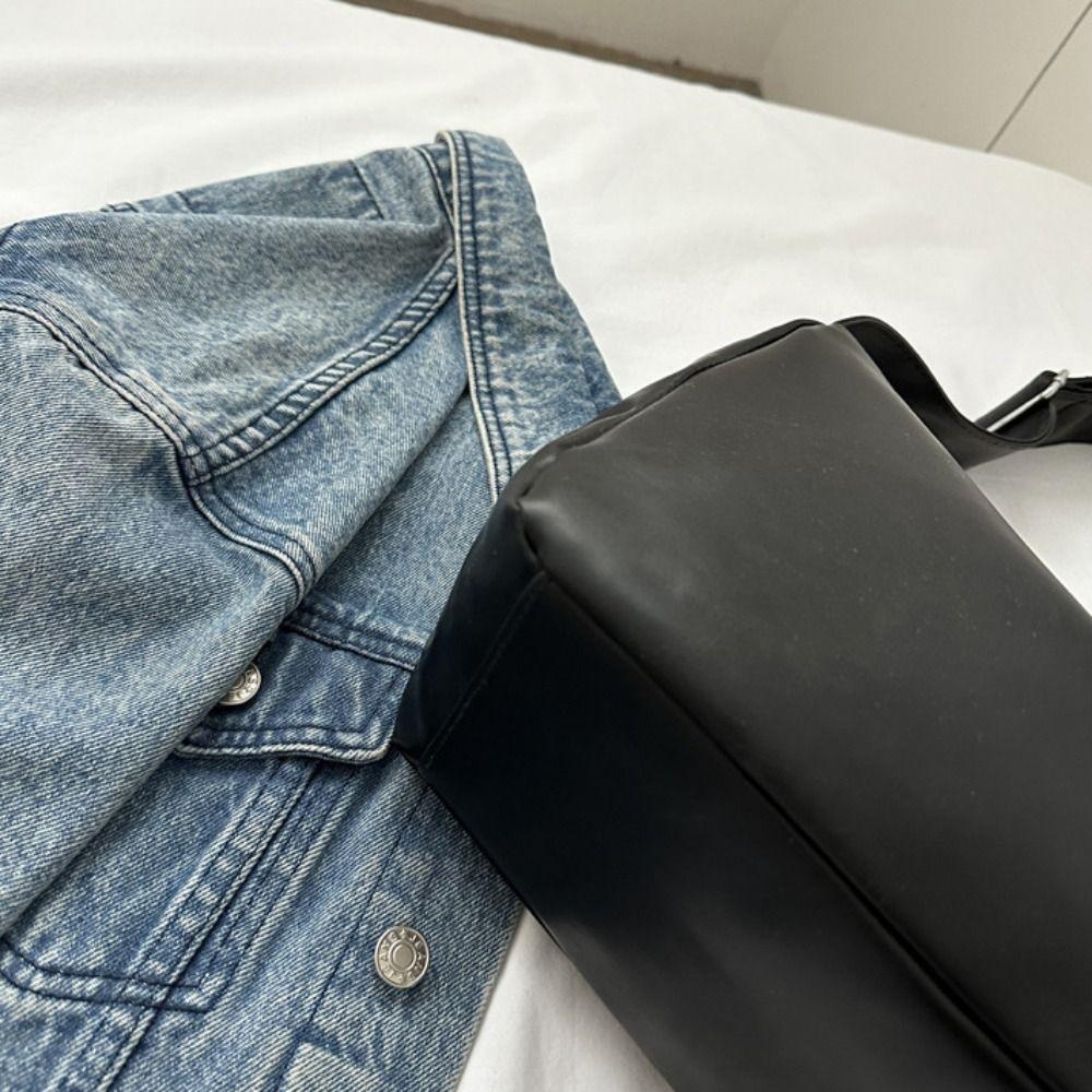 PU Leather Shoulder Bag Women Portable Ladies Tote Bag Fashion Casual Crossbody Bag  Girl