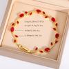 Elegant Zircon-Embellished Tree Branch Bracelet In Eco-Friendly Copper With Gold Plating Unisex Luxury Jewelry Daily Wear