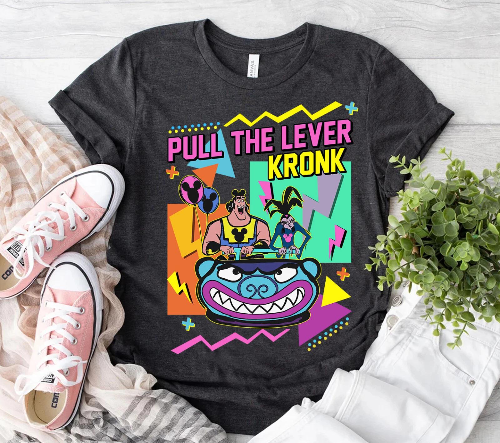 Retro 90s Yzma And Kronk Pull The Lever Shirt Unisex Adult Kid Shirt 592316 4XL
