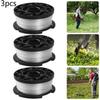 Supply Practiacl Line Spool GLC3630L20 Tool 3PCS Accessories For Black & Decker GLC3630L GLC120 GLC13 Professional