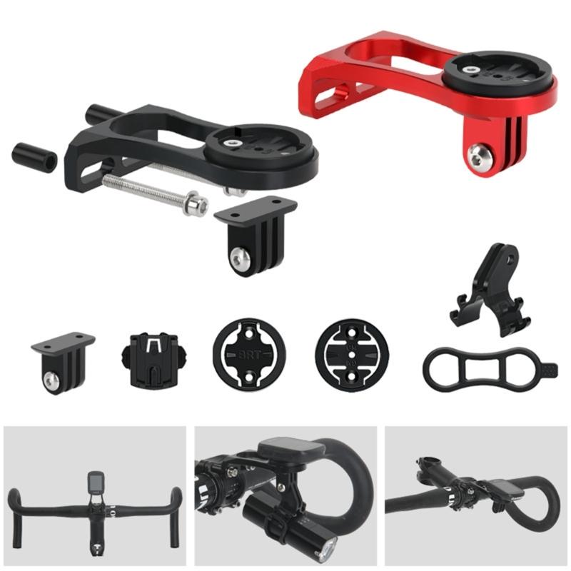 Bicycles Computer Mount Adjustable Holder Cycling Extension Mount for Handlebars Bikes Computer Camera Stem Brackets