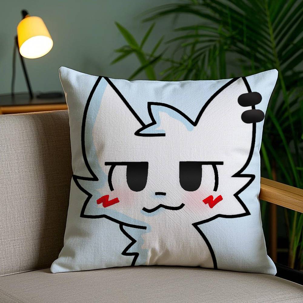 B-Boykisser Süße Katze Niedliche Kissenhülle Staubmilbenfrei Unsichtbarer Reißverschluss Sofa Bett