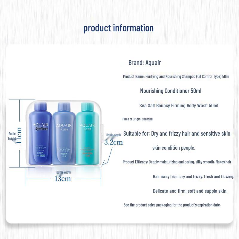 AQUAIR Purifying & Nourishing Oil Control Travel Set
